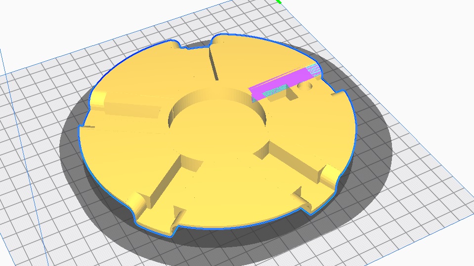 Chevrolet 22 İnch Orta Tekerlek Göbeği ABS Baskı 01549 - Görsel 2