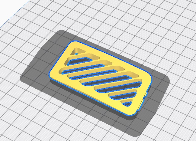 Dodge Chrysler Havalandırma Izgarası ABS Baskı 01552