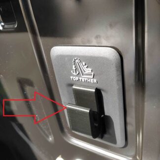 Citroen Berlingo - Peugeot Rifter - Opel Combo Uyumlu İsofix Kancaları ABS Baskı 01580