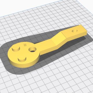 303-1587 Numaralı Braket ABS Baskı 01586