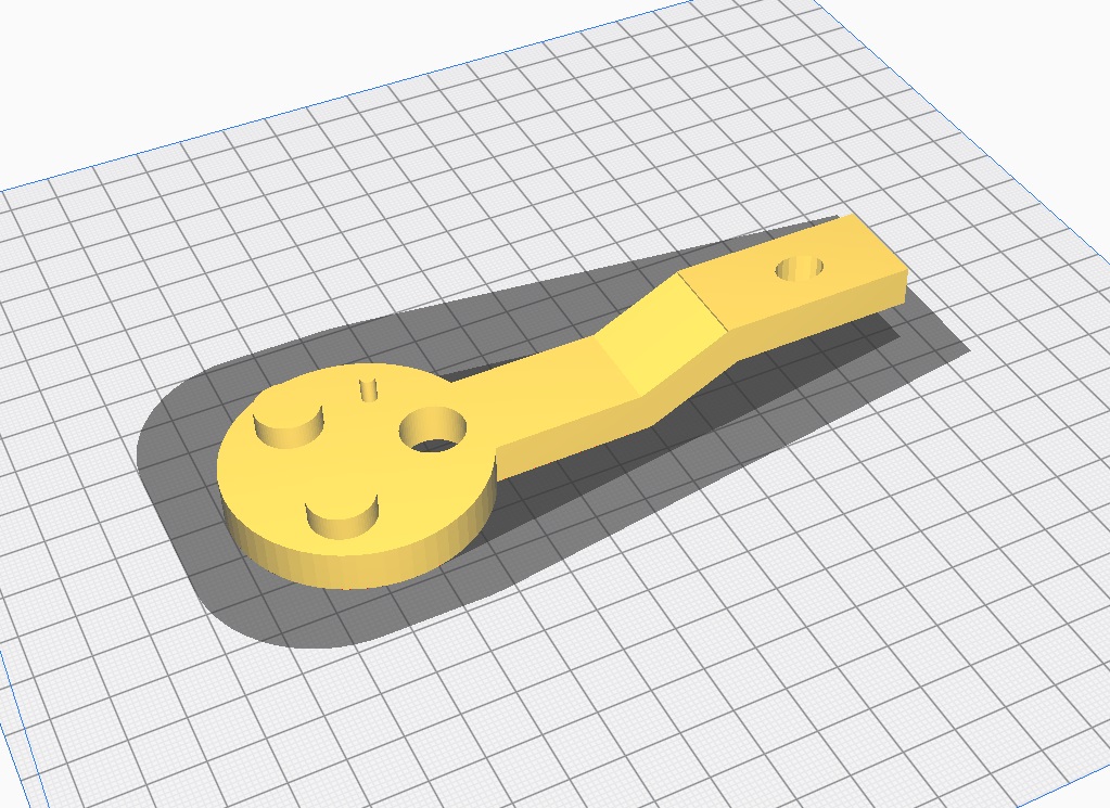 303-1587 Numaralı Braket ABS Baskı 01586