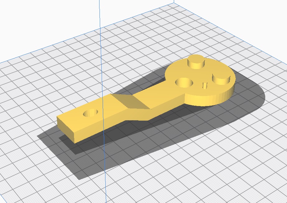 303-1587 Numaralı Braket ABS Baskı 01586 - Görsel 2