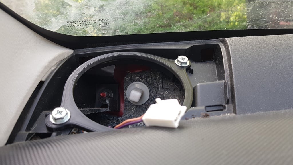 Peugeot107, Toyota Aygo, Citroen C1 Uyumlu Hoparlör Braketi ABS Baskı 01592 - Görsel 2