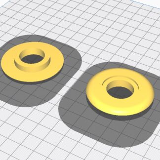 Citroen Jumpy 2010 Park Sensör Dış Braketi 2 Adet ABS Baskı 01596