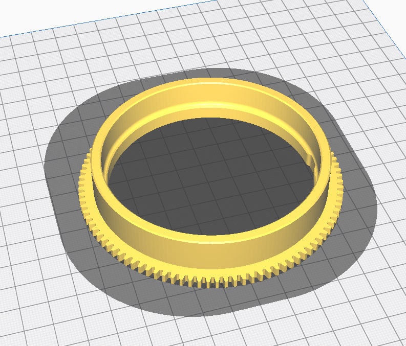 Nauticam N120 Canon 14-35mm Yakınlaştırma Dişlisi ABS Baskı 01604 - Görsel 2