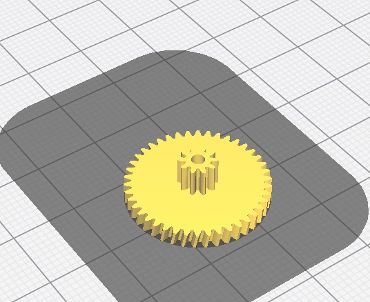 Roomba 800 Serisi Fırça Dişlisi PLA Baskı 01610 - Görsel 3