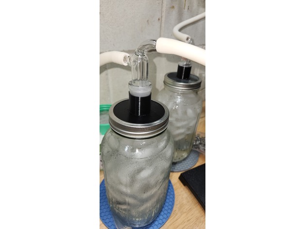 Mason kavanozu için Buhar Kapağı ABS Baskı 06024