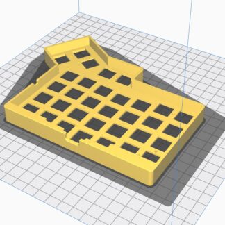 W Ergolite Klavye Sol Kasa ABS Baskı 06012