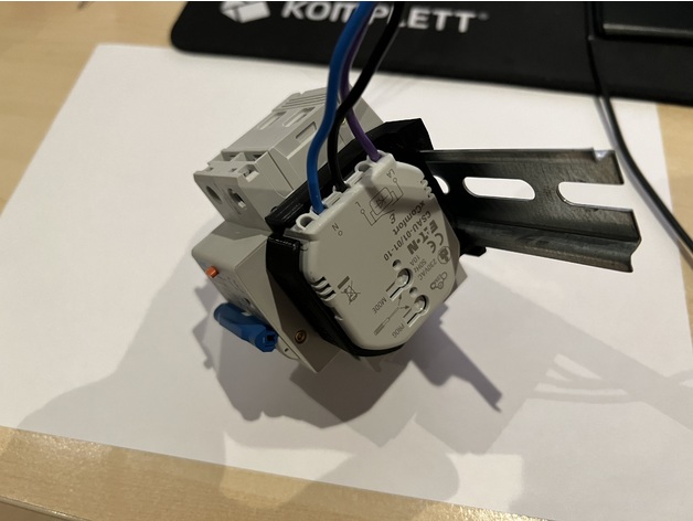 xComfort DIN Montaj Braketi ABS Baskı 06002 - Görsel 4