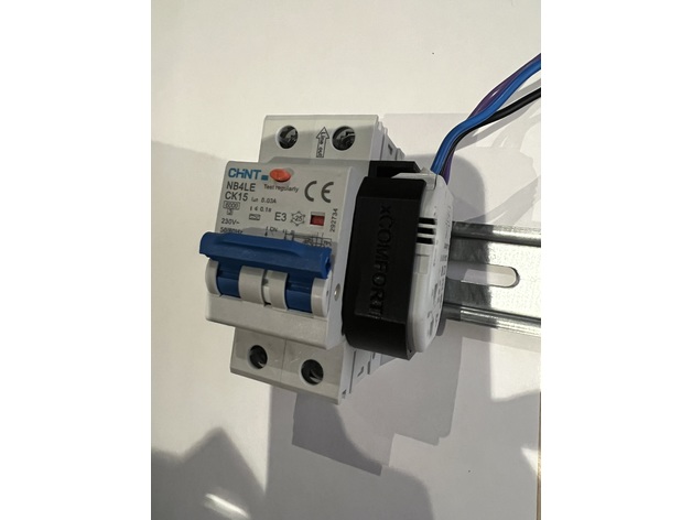 xComfort DIN Montaj Braketi ABS Baskı 06002