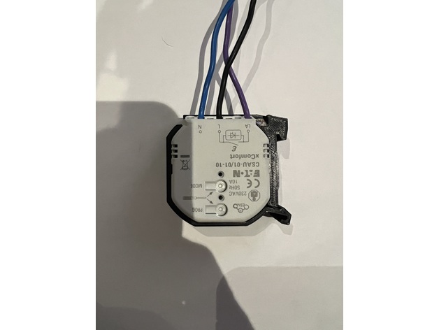 xComfort DIN Montaj Braketi ABS Baskı 06002 - Görsel 3