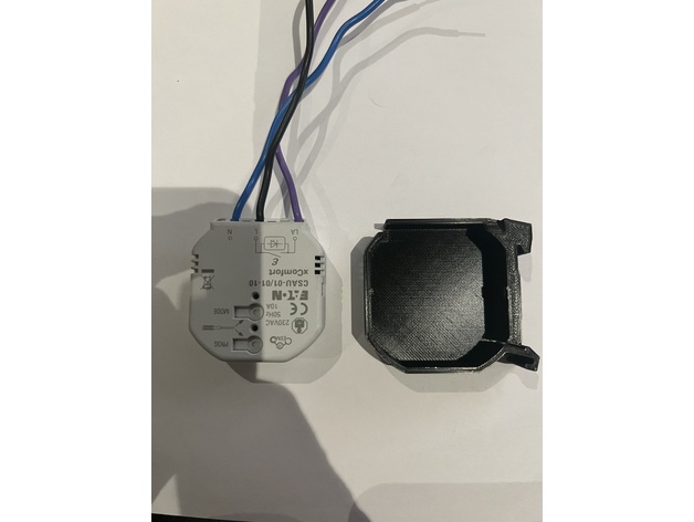 xComfort DIN Montaj Braketi ABS Baskı 06002 - Görsel 2