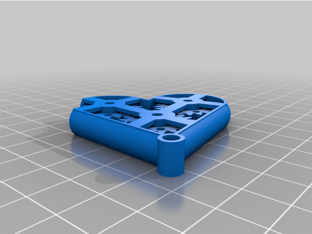 Dişli Kalp Anahtarlık PLA Baskı 06023 - Görsel 2