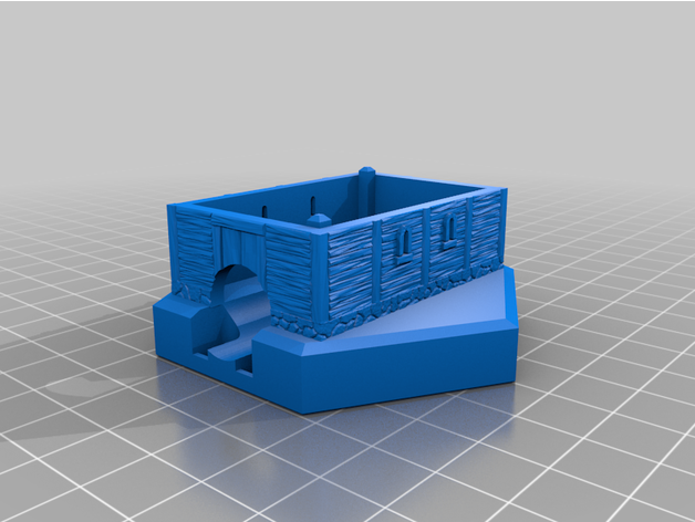 Viking Evi Maketi Beyaz PLA Baskı 06019 - Görsel 2