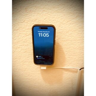 Kablosuz Şarj Duvara Montaj Braketi ABS Baskı 06017