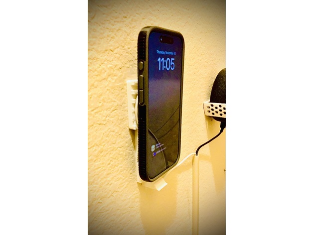 Kablosuz Şarj Duvara Montaj Braketi ABS Baskı 06017 - Görsel 4