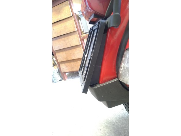 Vespa px lml Plaka Yükseltme Braketi ABS Baskı 06025