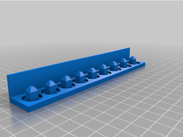 Anahtar Kafaları Tutma Braketi ABS Baskı 06000 - Görsel 2