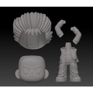 Şirin Figür PLA Baskı Beyaz Renk 06006