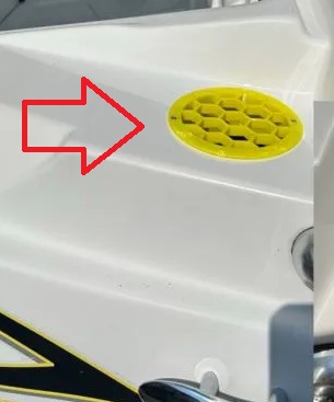 Tekne Pompası 4 inç Havalandırma Braketi ABS Baskı 06050