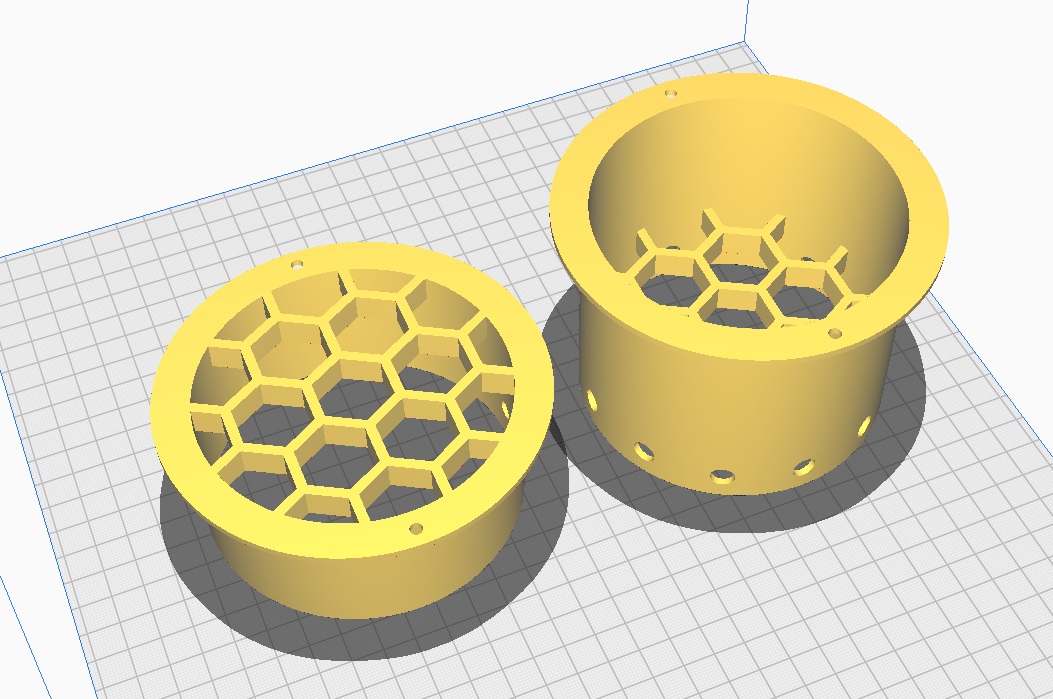 Tekne Pompası 4 inç Havalandırma Braketi ABS Baskı 06050 - Görsel 2