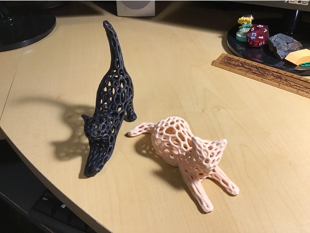 Kedi Dekoru 3d Baskı PLA Baskı 06045