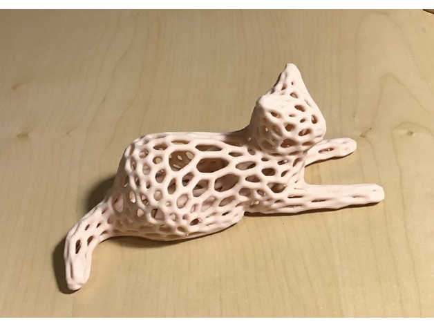 Kedi Dekoru 3d Baskı PLA Baskı 06045 - Görsel 2