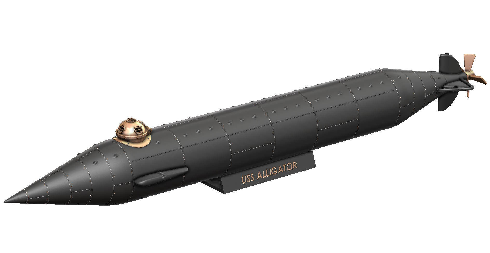 USS Timsah Denizaltı Modeli - 6907145