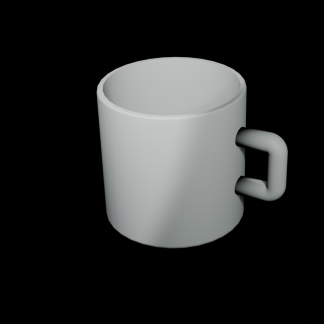 Basit Mutfak Kupası Kupa Camı - 6903569