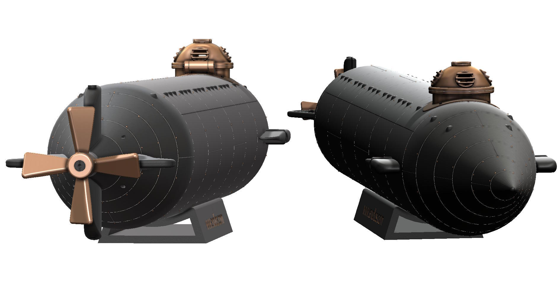 USS Timsah Denizaltı Modeli - 6907145 - Görsel 4