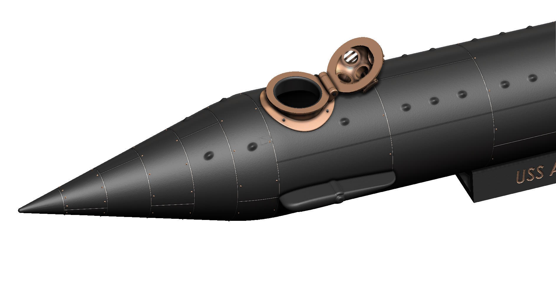 USS Timsah Denizaltı Modeli - 6907145 - Görsel 7