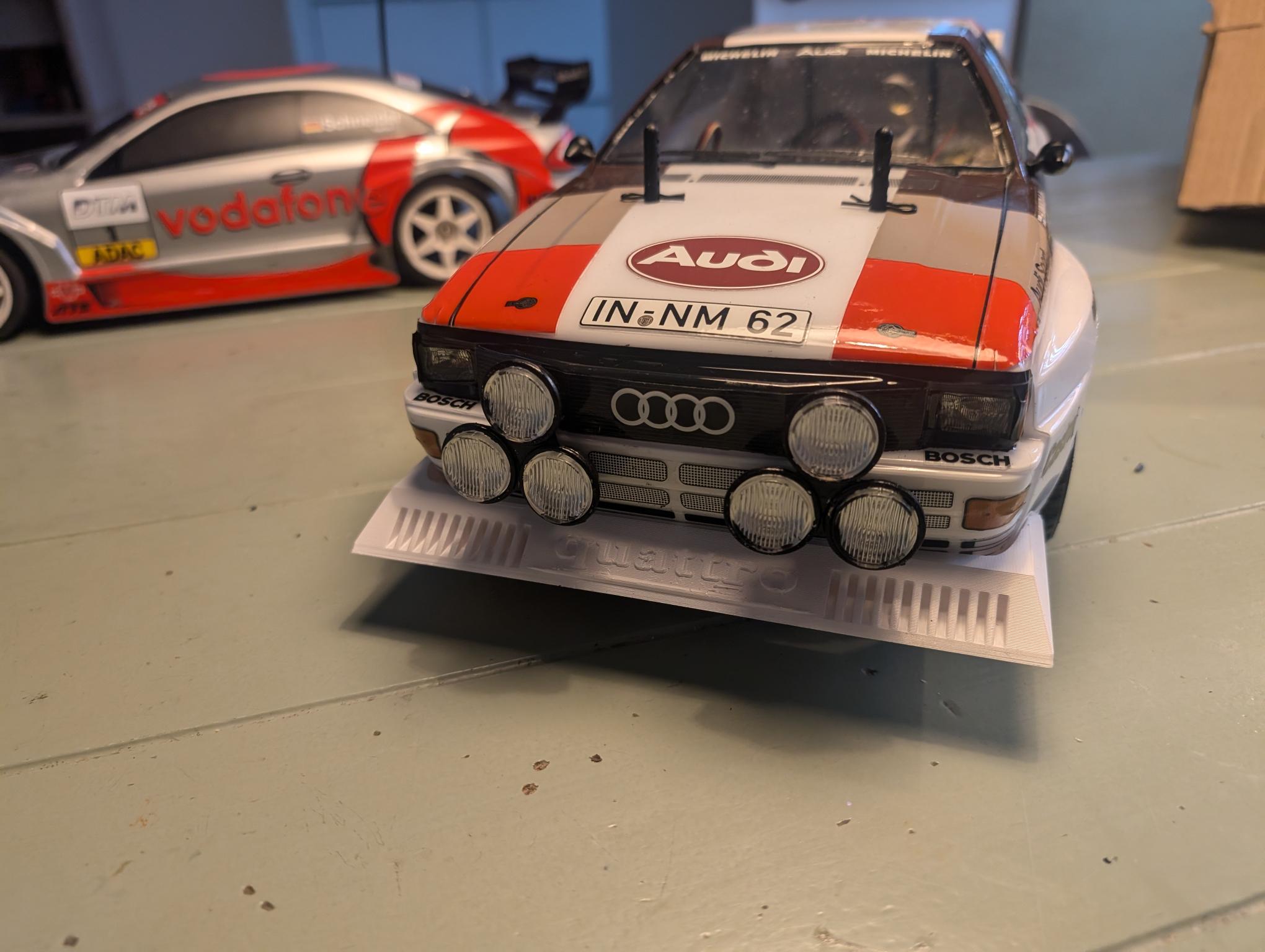 "TL-01 Şasi ile Uyumlu, Eşsiz Tasarımlı Tamiya Audi Quattro Gövde - Model No: 6901377" - Görsel 2