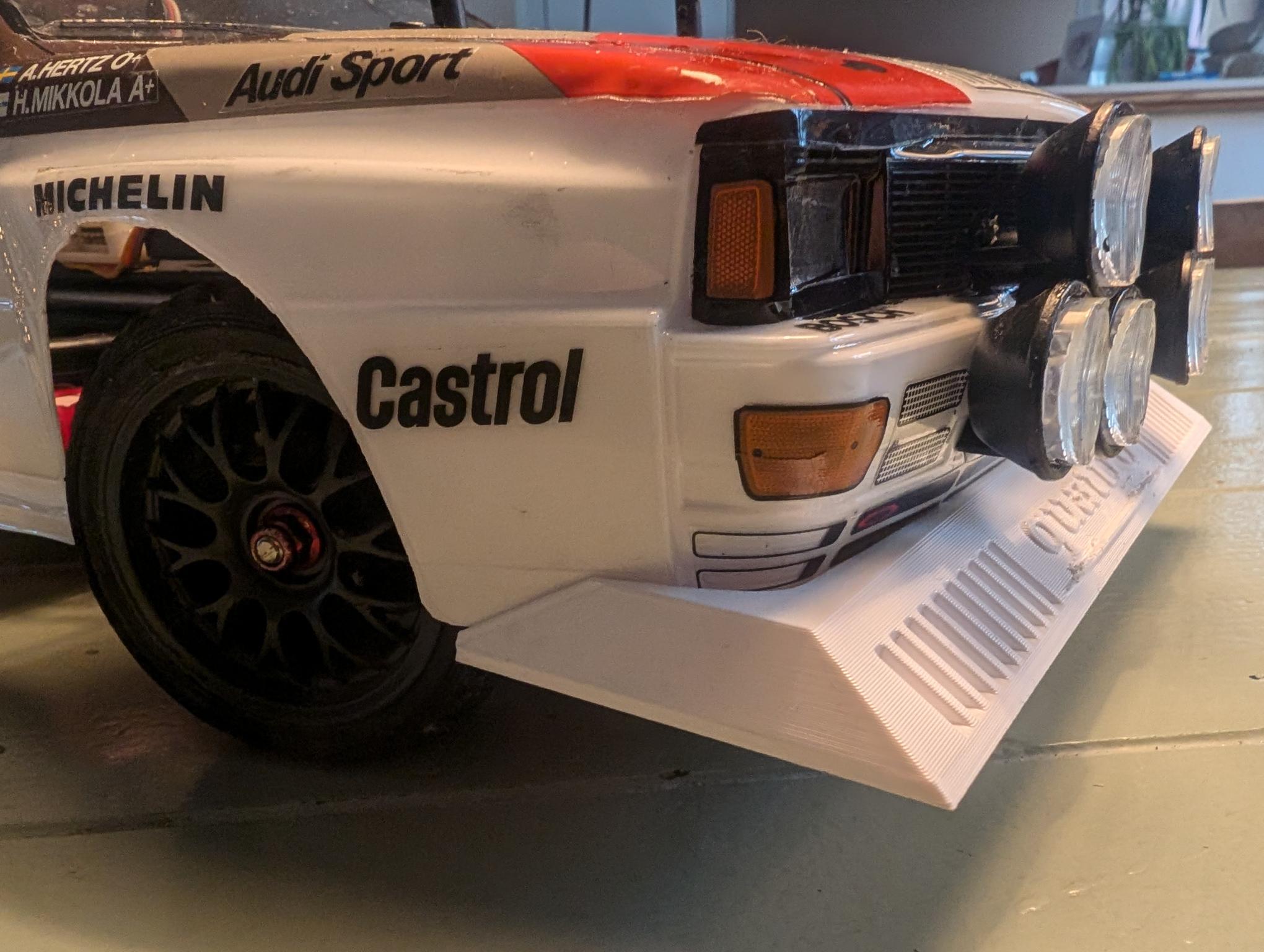 "TL-01 Şasi ile Uyumlu, Eşsiz Tasarımlı Tamiya Audi Quattro Gövde - Model No: 6901377" - Görsel 5