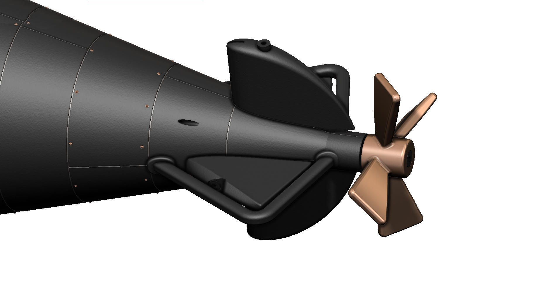 USS Timsah Denizaltı Modeli - 6907145 - Görsel 9