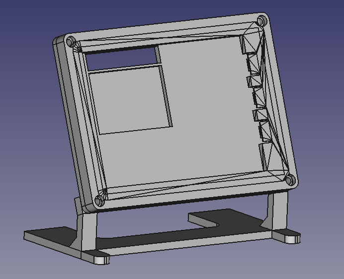 3.2 LCD Raspberry Pi Ekran - 6909872 için stand ve muhafaza - Görsel 4
