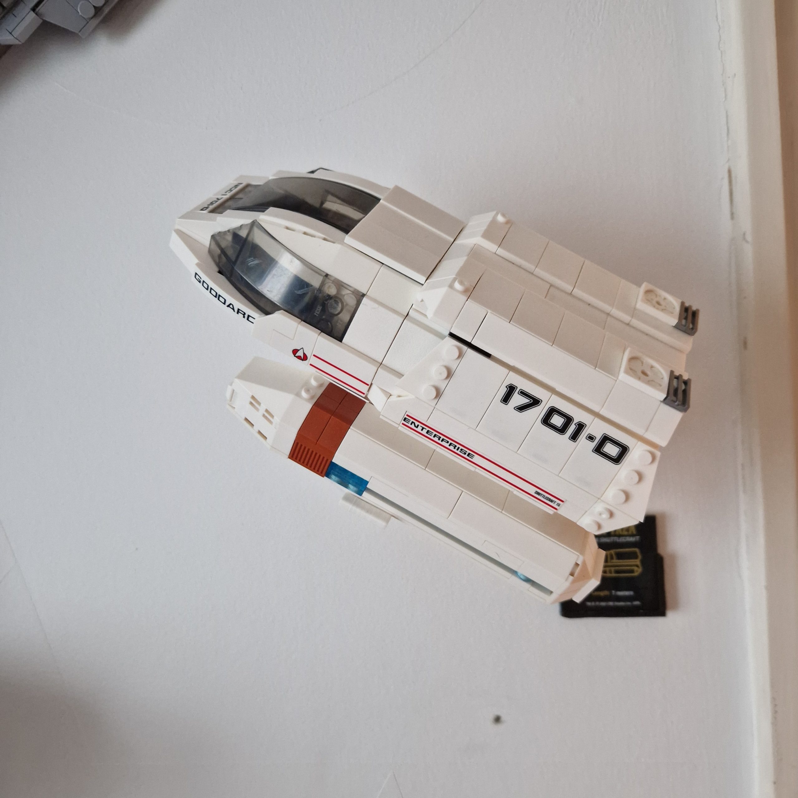 "Uzay Yolu Tutkunları İçin: Bluebrixx Star Trek Tip 6 Shuttle Duvar Montaj Seti - 6901214" - Görsel 2