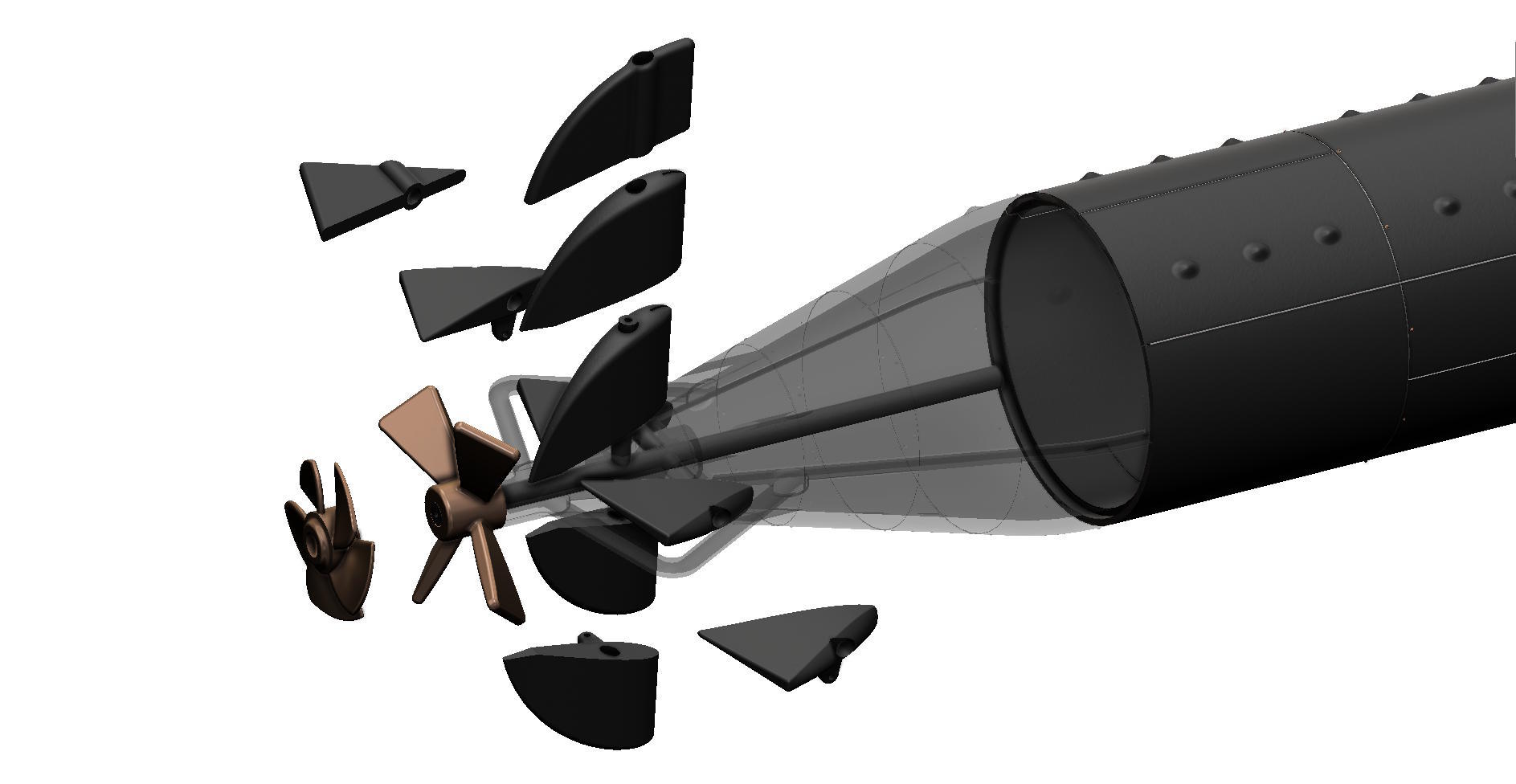 USS Timsah Denizaltı Modeli - 6907145 - Görsel 21