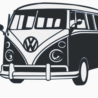 VW Bus Duvar Dekoru - 6902764