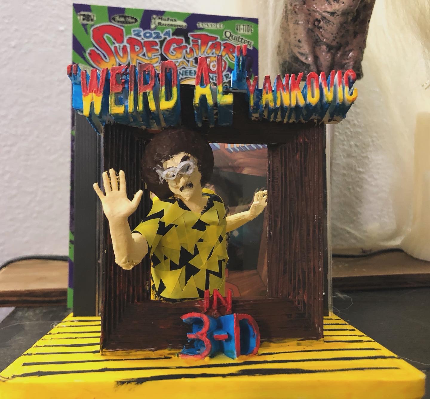 3D - 3D heykel - tuhaf al Yankovic - 6904545