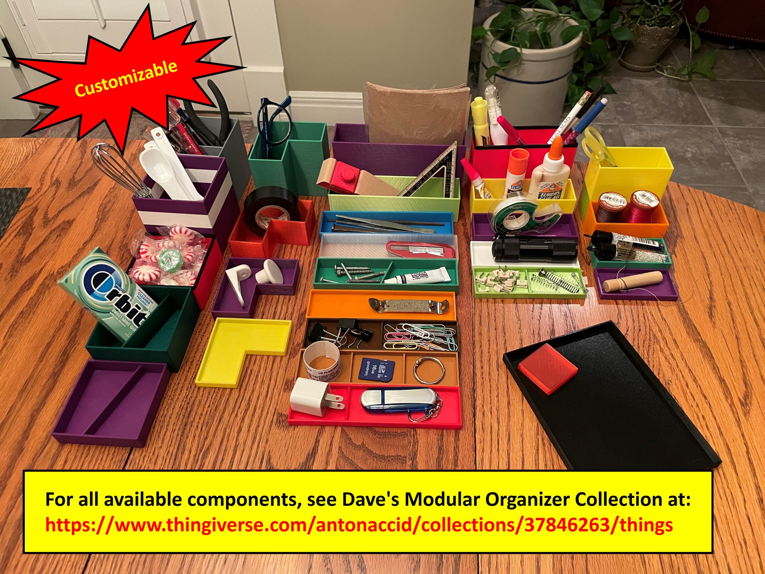 "Dave's Akıllı Modüler Organizer: Şişelerinizi Güvende Tutan Yenilikçi Tutucular - 6899337"