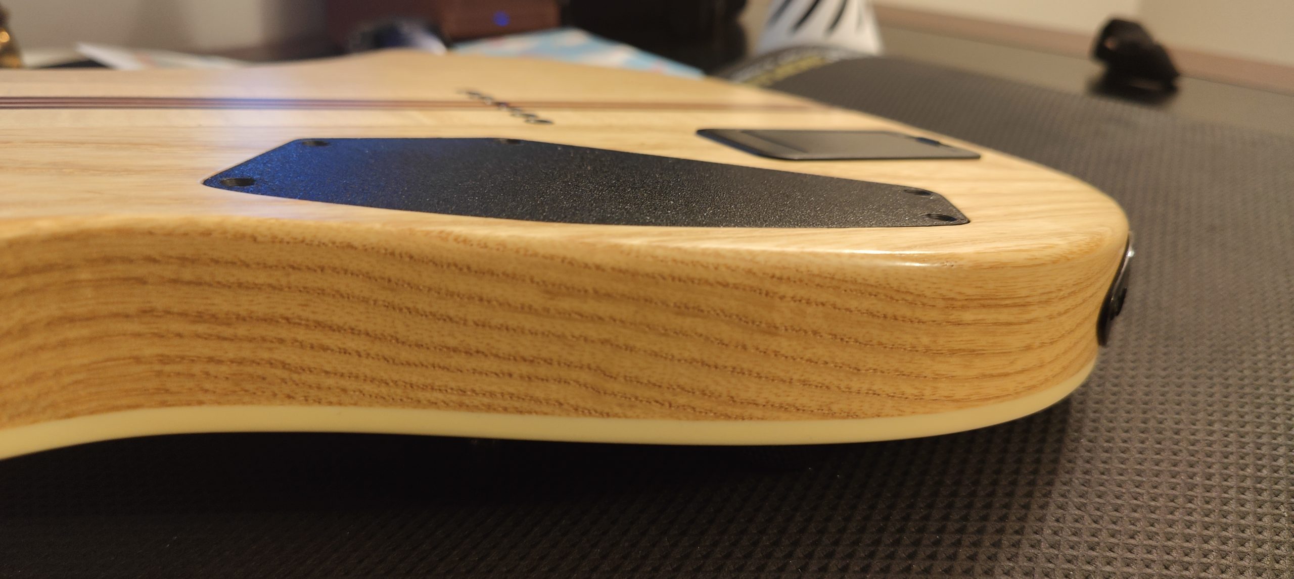 Schecter C-1 Gitar için Özel Tasarım Arka Kapak Plakası - 6898166 - Görsel 3