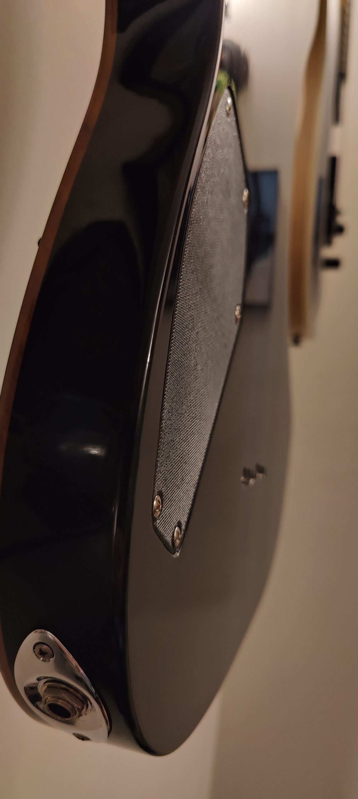 Schecter C-1 Gitar için Özel Tasarım Arka Kapak Plakası - 6898166 - Görsel 4