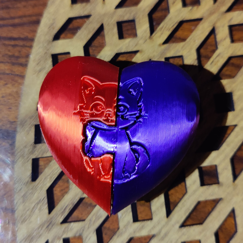 Kedi Kalp Kolye - Bulmaca Parçası - 6909146