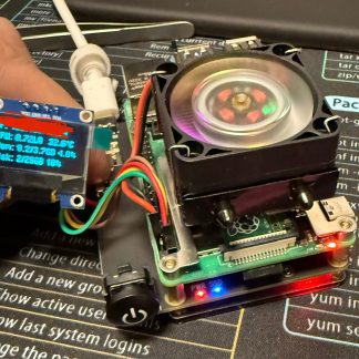 "Raspberry Pi 4 ile Suptronic X873 V2.0 Genişletme Kartı: M.2 NVMe SSD ve OLED Ekranlı Güçlü Proje Seti!"