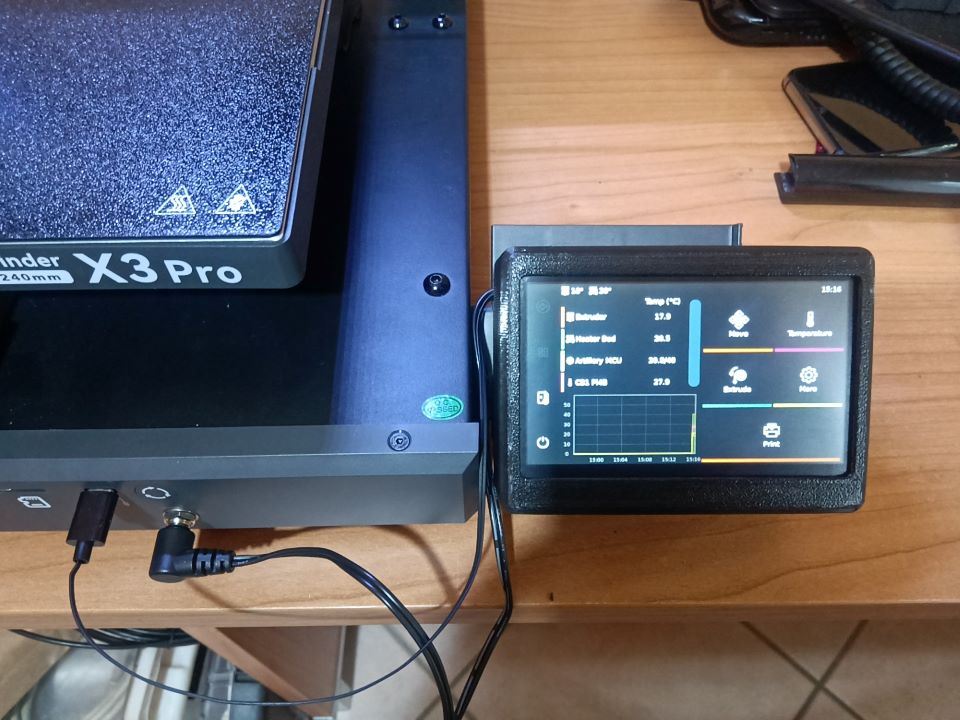 "Topçu Sidewinder X3 Pro için Mükemmel Uyum: 4,3 LCD Ahududu 3 ile Donatılmış Mainsail Klipper Kutusu - Model No: 6901543" - Görsel 3