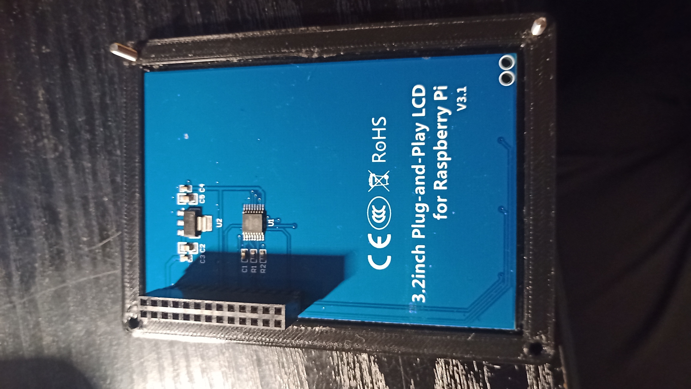 3.2 LCD Raspberry Pi Ekran - 6909872 için stand ve muhafaza