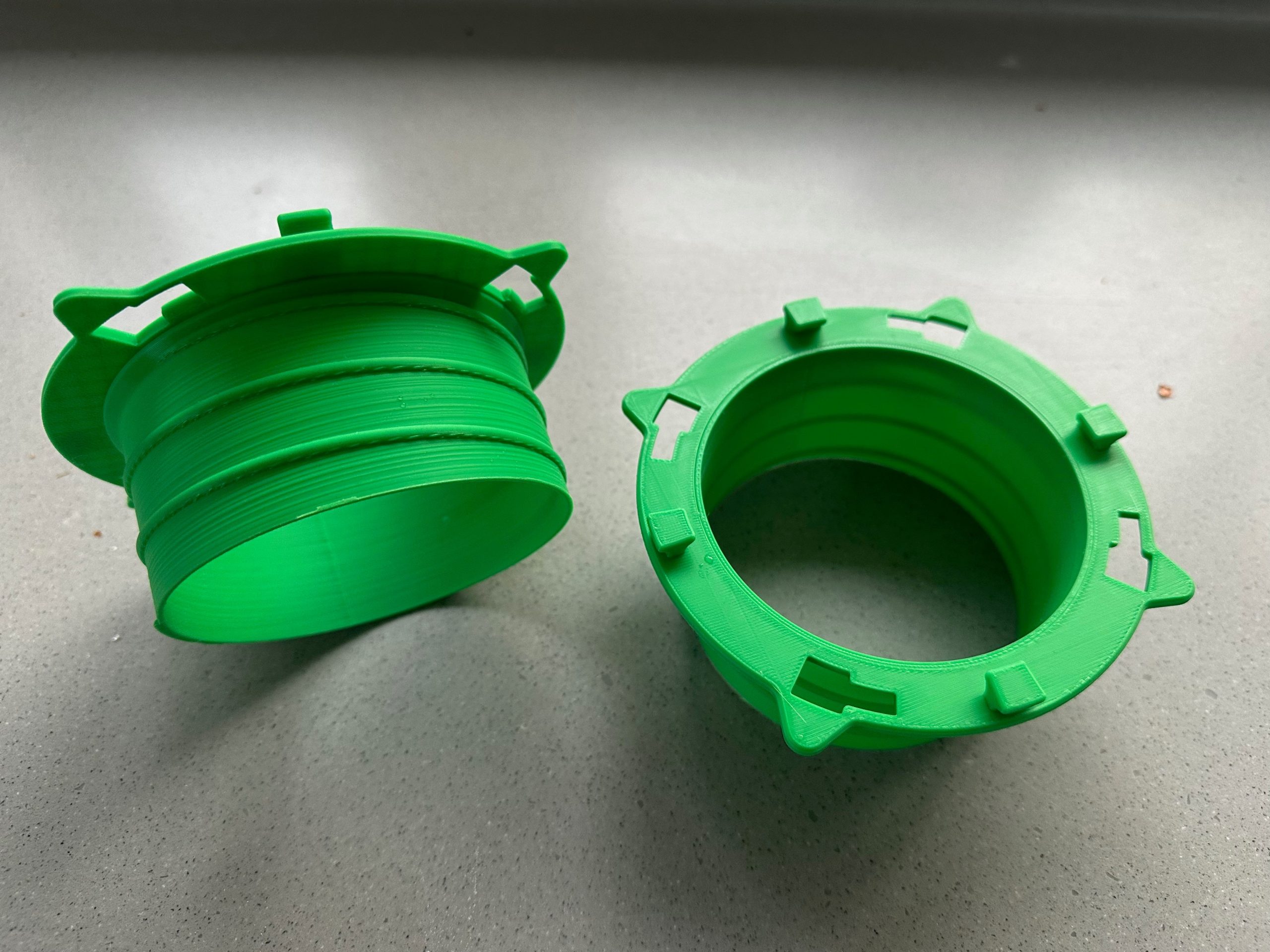 "Hızla Bağlayan Doğa Dostu Ağaç İşleme Tozu Çıkıştırıcı - 100mm 4'lü Hortum Seti" - Görsel 2