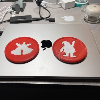 "Yılbaşı Coşkusunu Taşıyan Özel İçecek Bardak Altlıkları - 6899968"