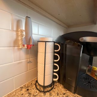 Retro Roket Tasarımlı Süt Köpürtücü Standı – Mükemmel Köpüğün Sırrı!