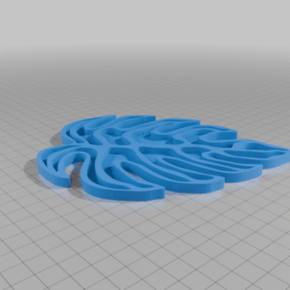 Monstera Desenli Bardak Altlığı